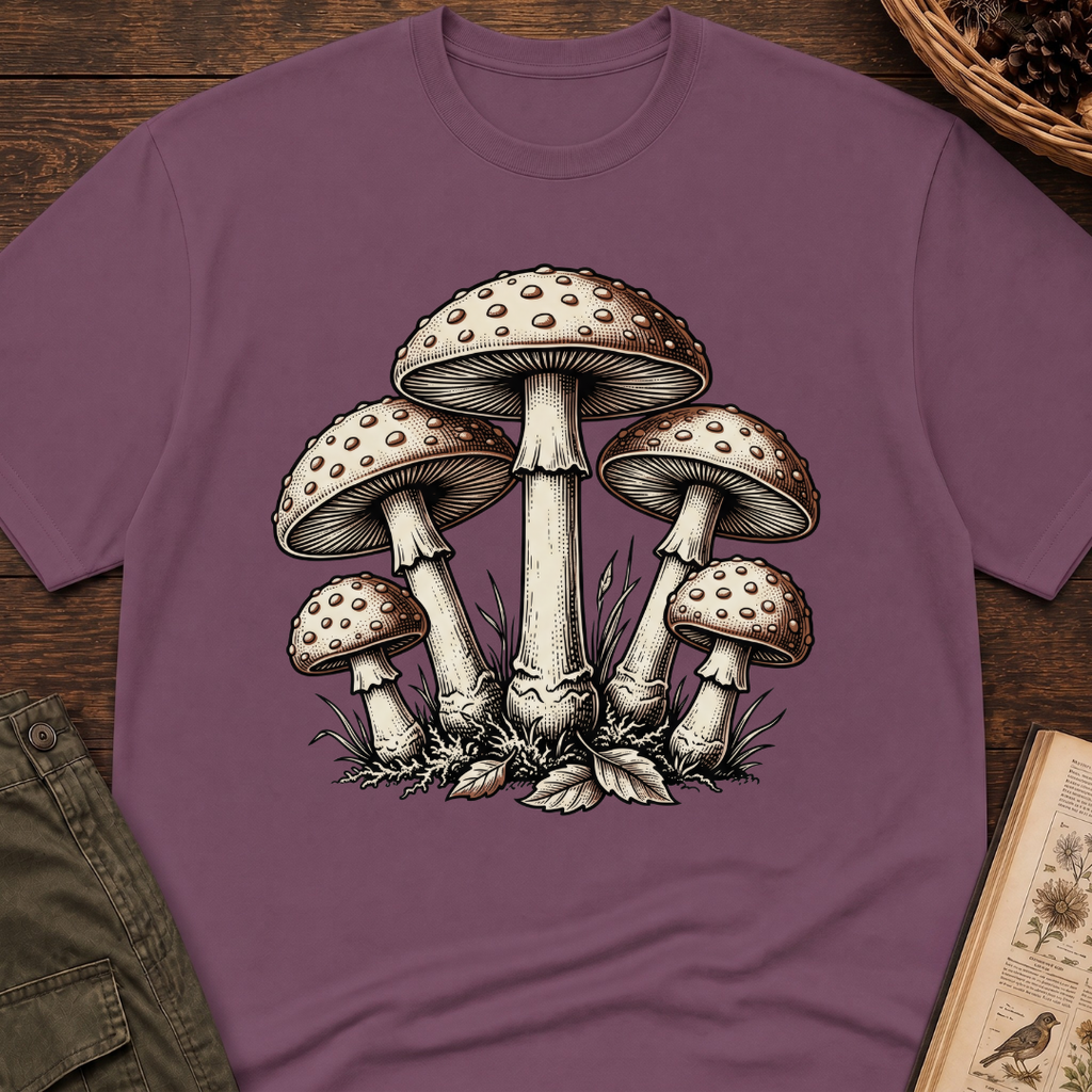 Spotted Mushroom Family T‑Shirt