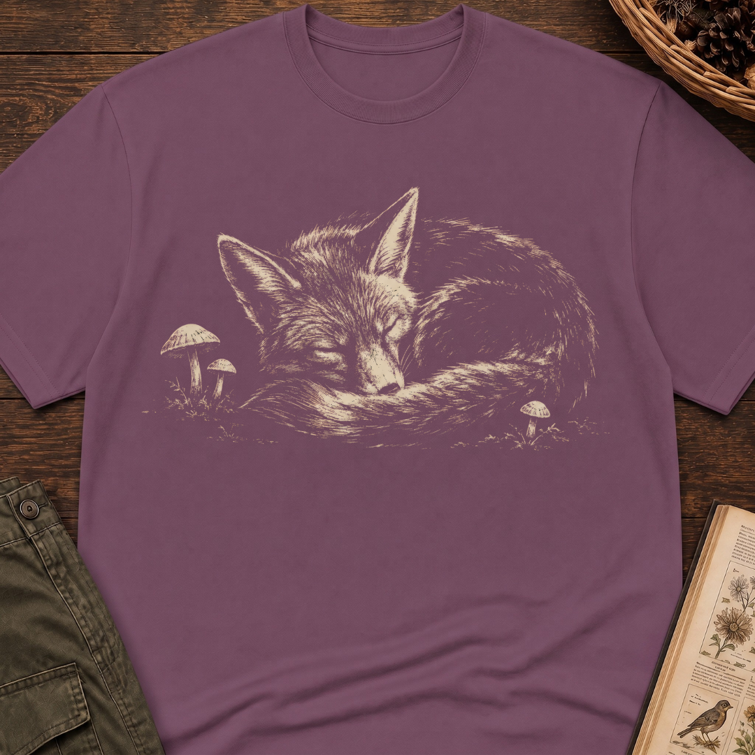 Sleeping Forest Fox T‑Shirt