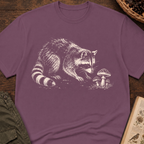 Raccoon with Mushroom T‑Shirt