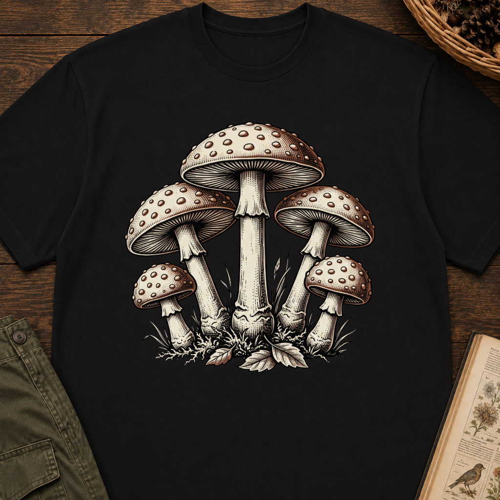 Spotted Mushroom Family T‑Shirt