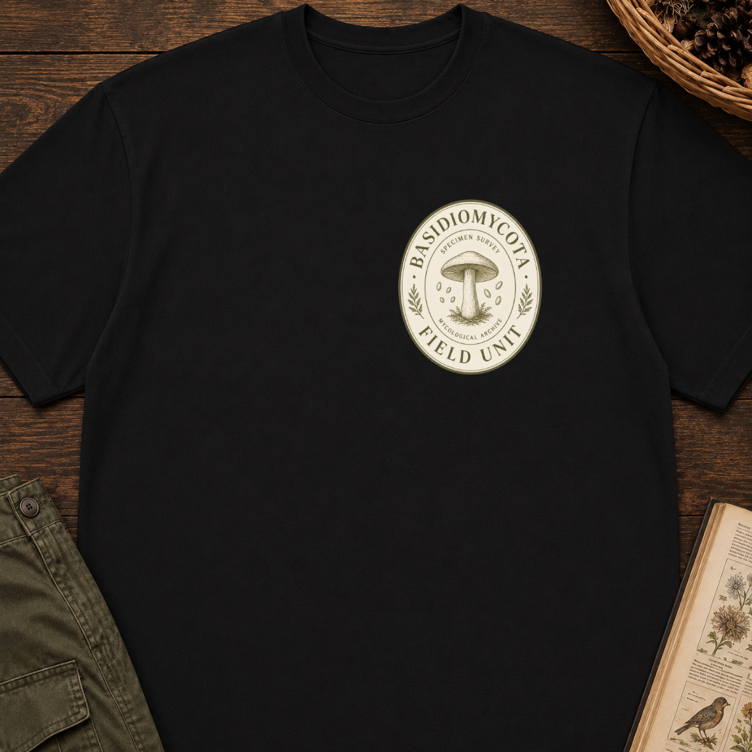 Basidiomycota Field Unit Patch T‑Shirt
