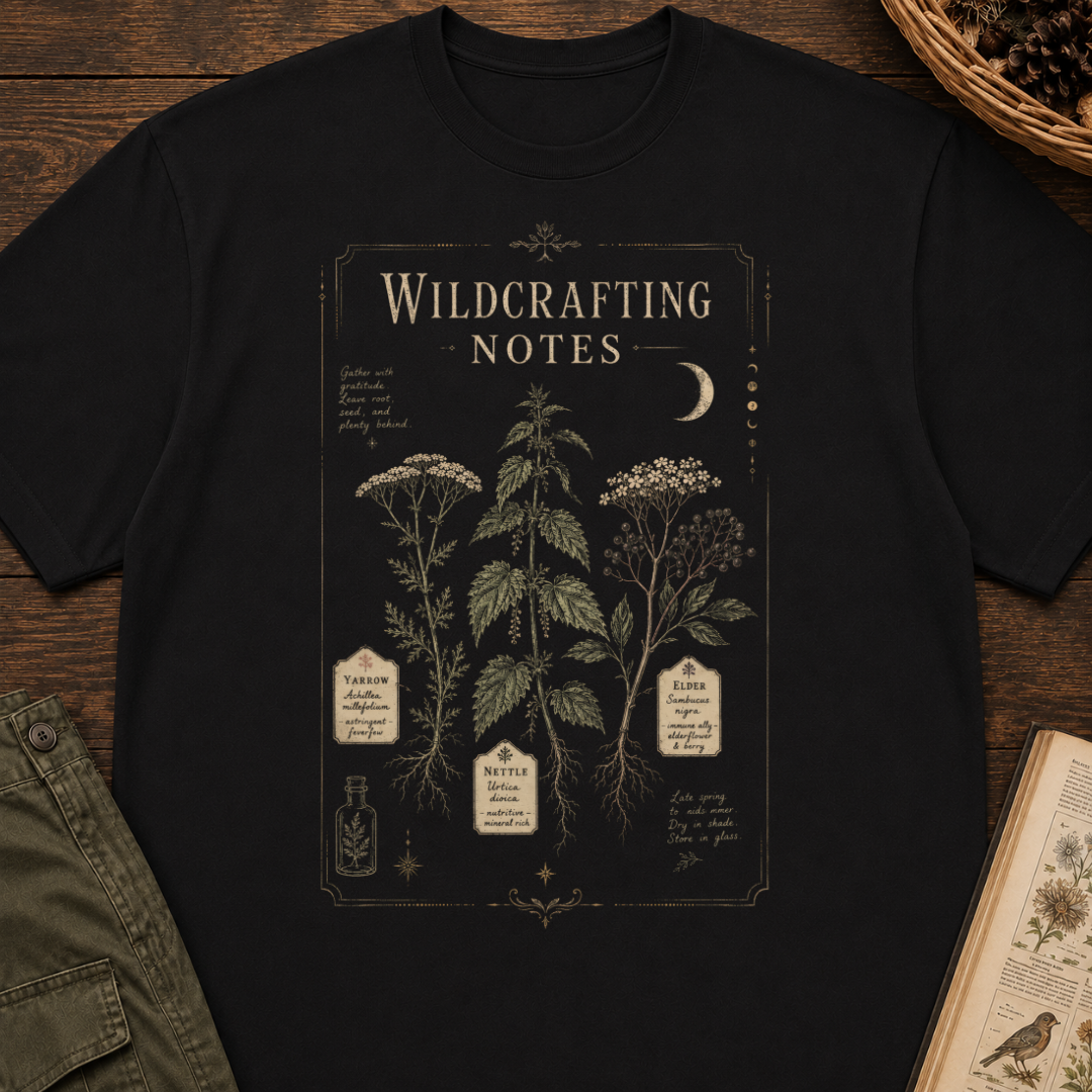 Wildcrafting Notes T‑Shirt