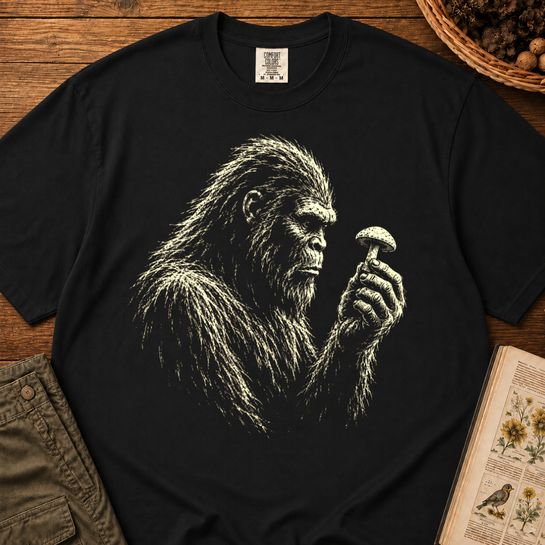 Bigfoot Mushroom Gaze T‑Shirt