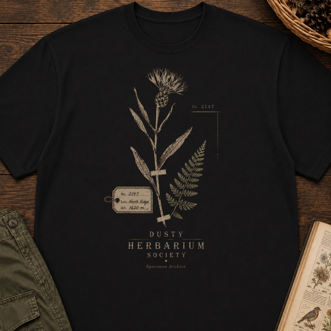 Dusty Herbarium Society T‑Shirt