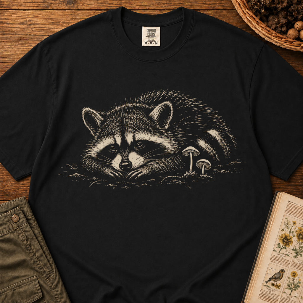 Resting Raccoon T‑Shirt