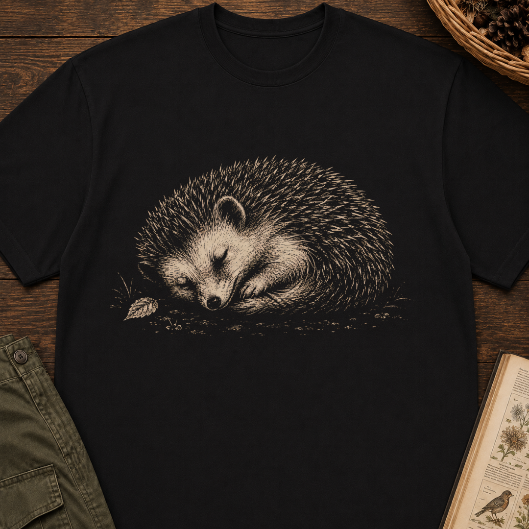 Sleepy Hedgehog T‑Shirt