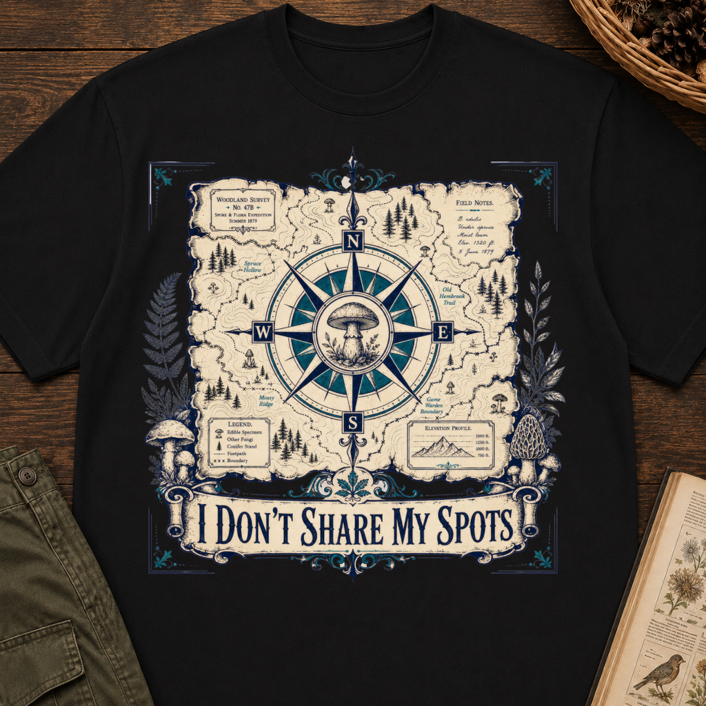 Don't Share My Spots Map T‑Shirt
