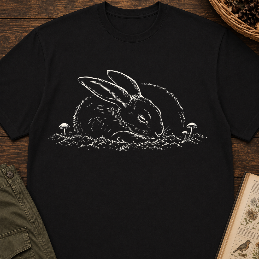 Sleeping Moss Hare T‑Shirt