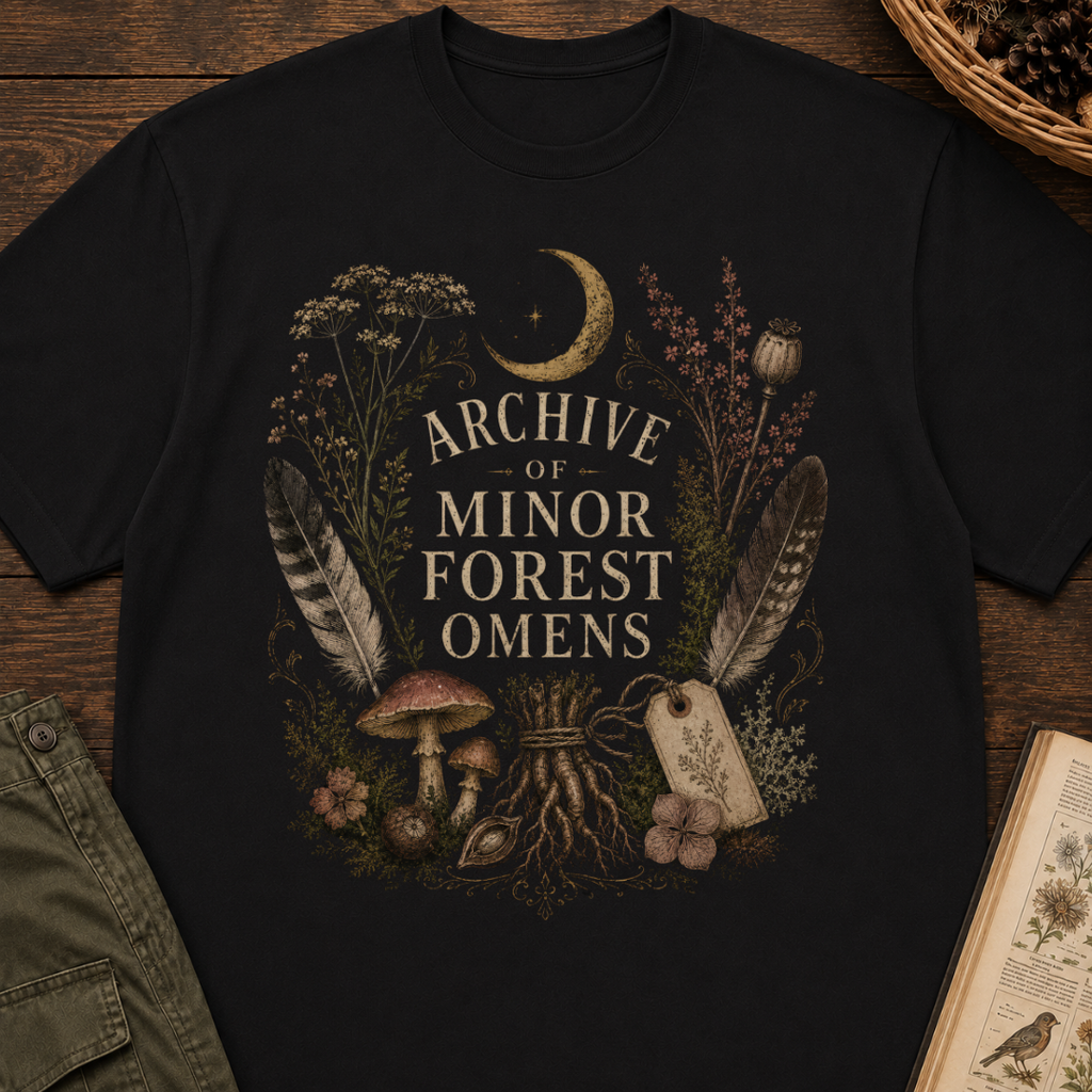 Archive of Minor Forest Omens T‑Shirt