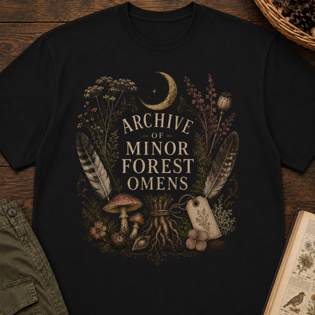 Archive of Minor Forest Omens T‑Shirt