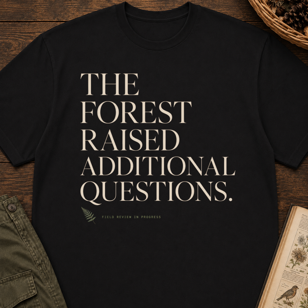 Forest Raised Questions T‑Shirt