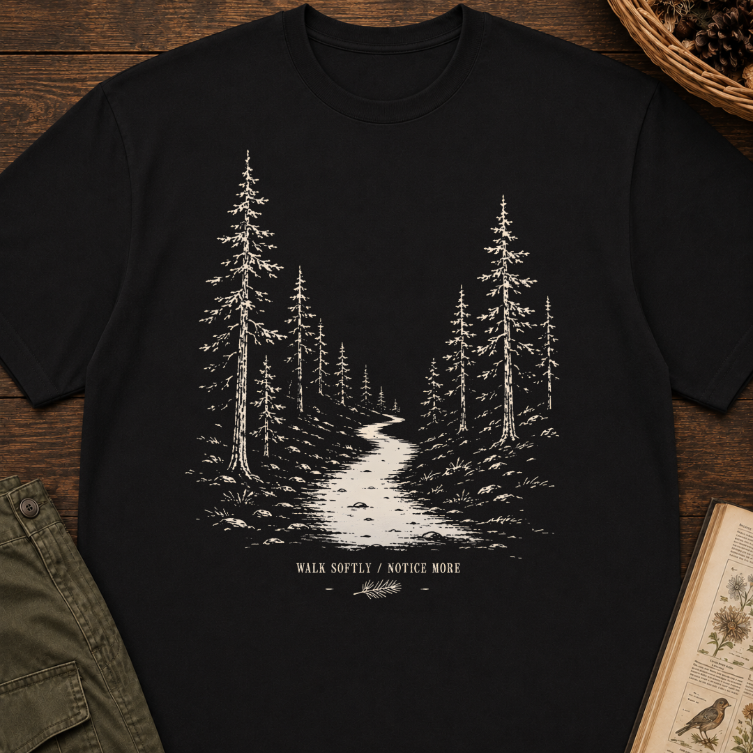 Walk Softly, Notice More T‑Shirt
