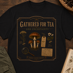 Gathered for Tea and Uncertainty T‑Shirt