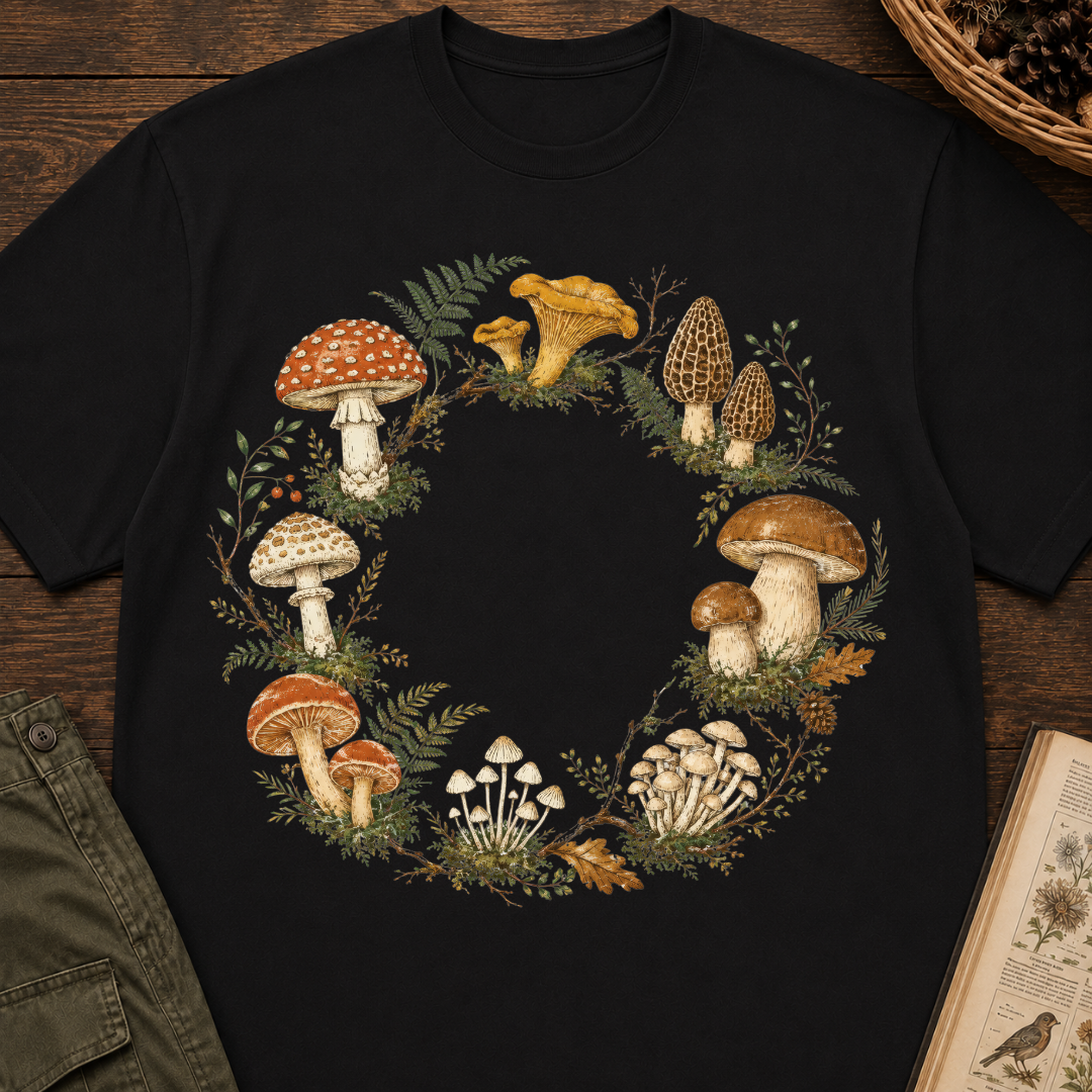 Woodland Mushroom Ring T-Shirt