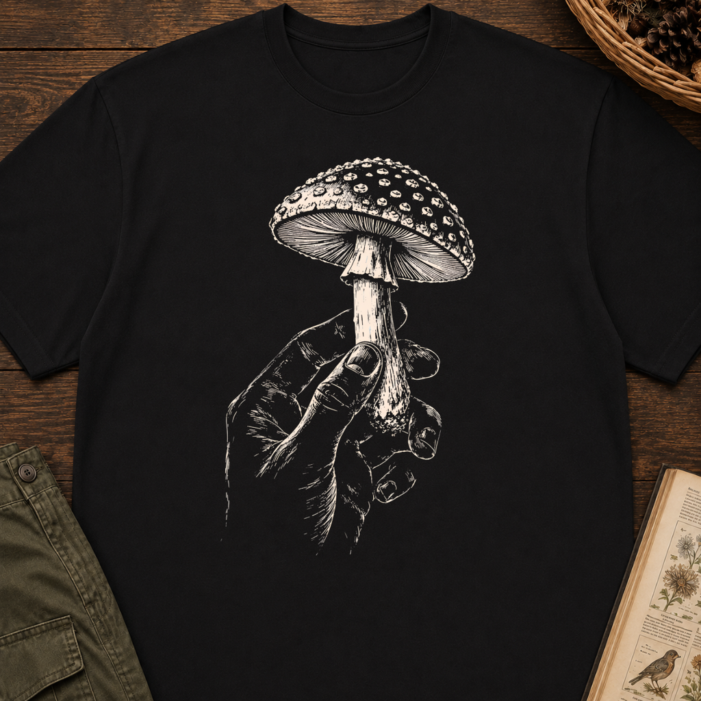 Mushroom Hand Study T‑Shirt