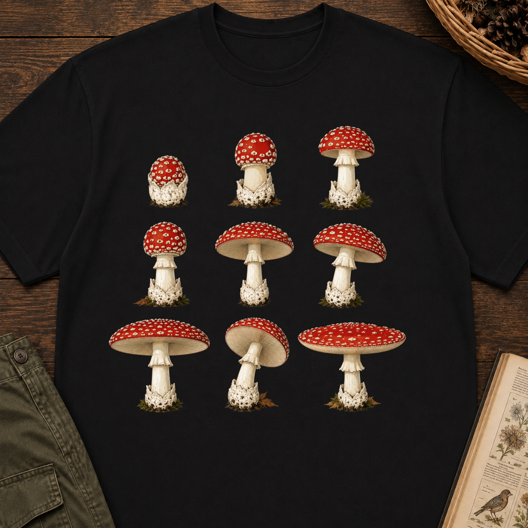 Amanita Grid T‑Shirt