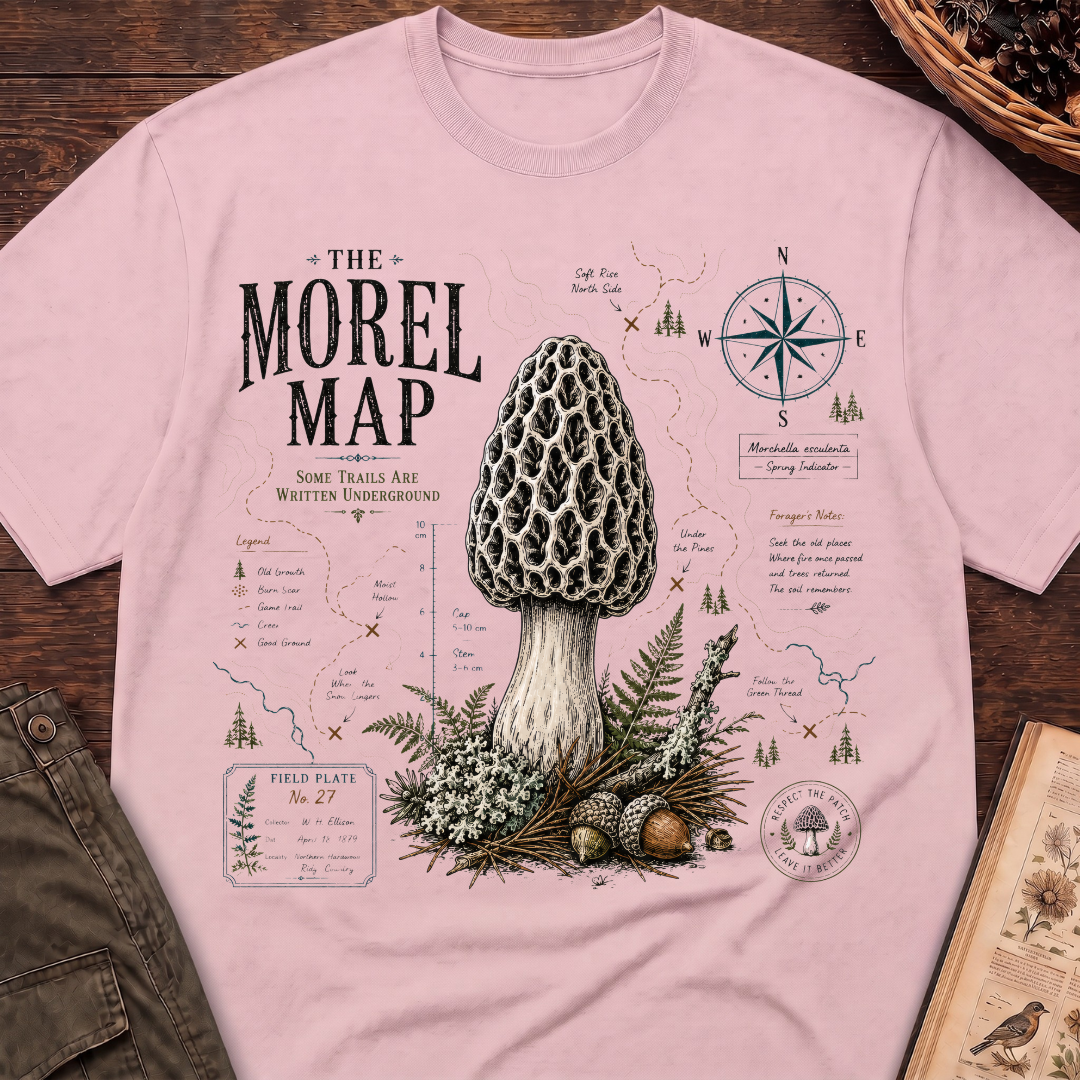 Morel Map T-Shirt