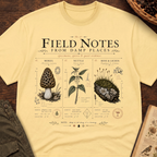 Field Notes Damp Places T-Shirt