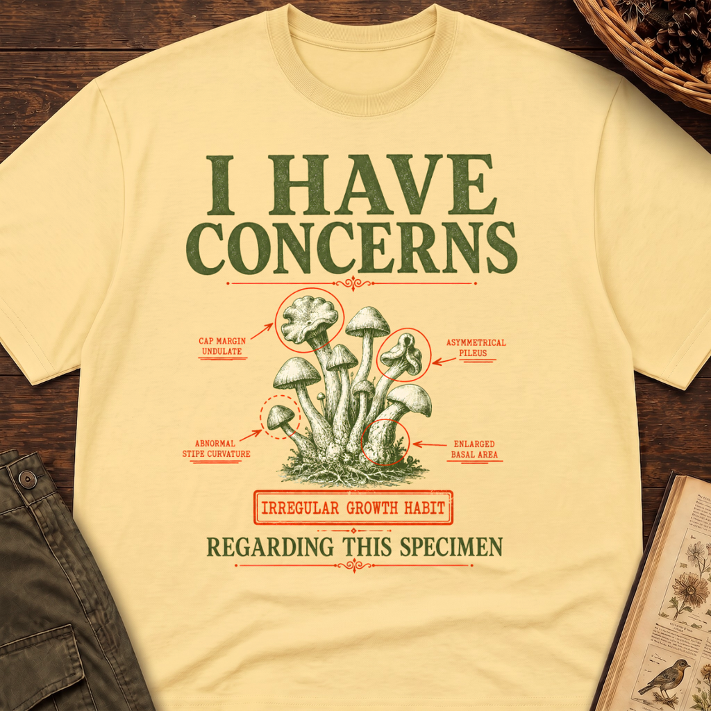 Concerns Regarding Specimen T-Shirt