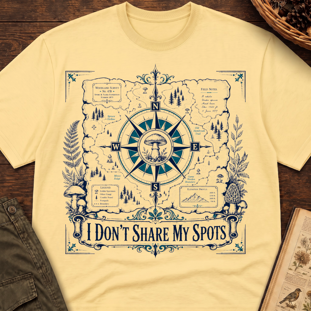 Don't Share My Spots Map T‑Shirt
