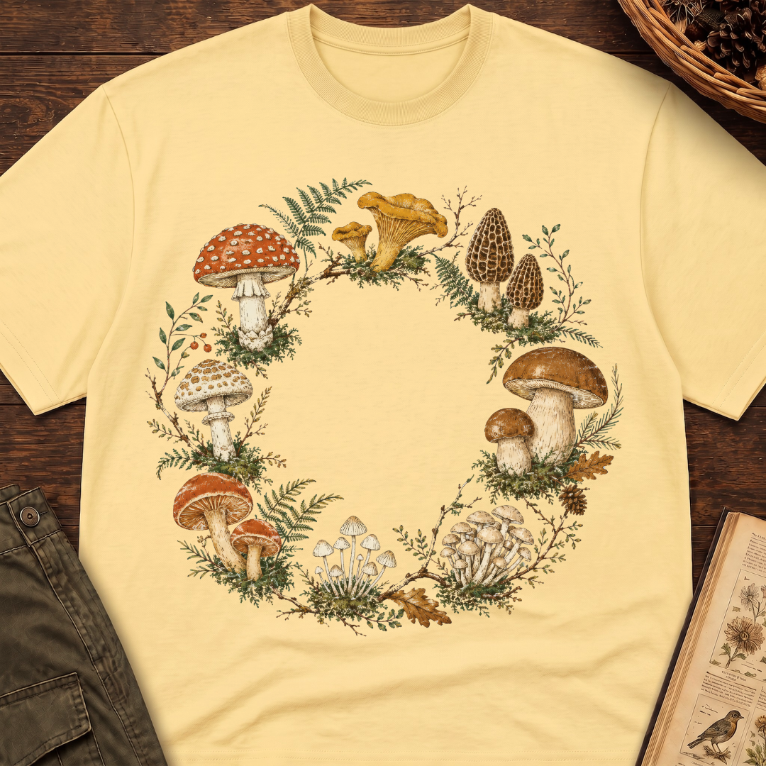 Woodland Mushroom Ring T-Shirt