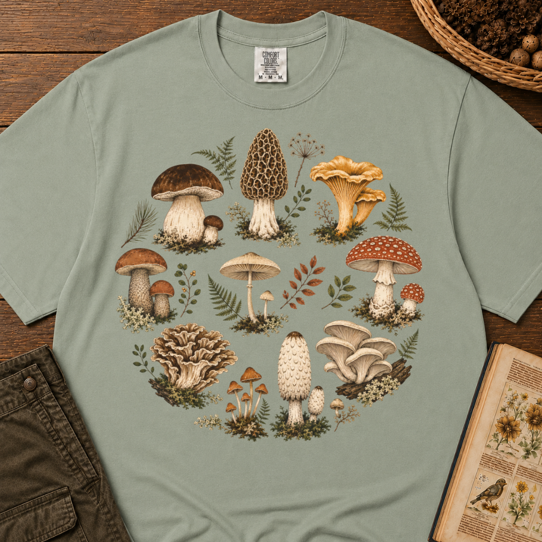 Mushroom Wreath T-Shirt