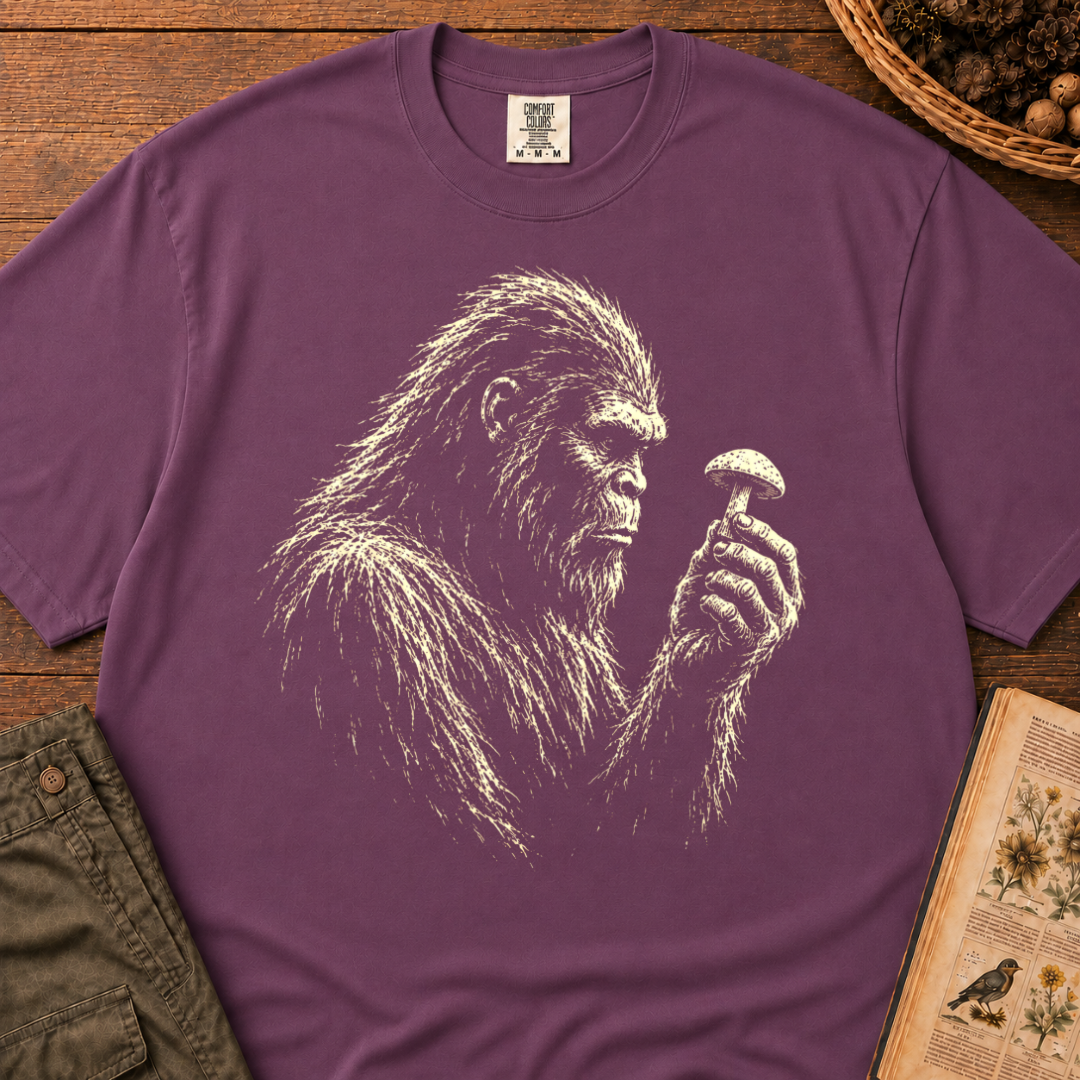 Bigfoot Mushroom Gaze T‑Shirt