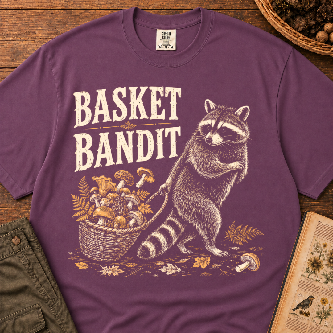 Basket Bandit Raccoon T‑Shirt