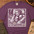 Sasquatch Wood Print T‑Shirt