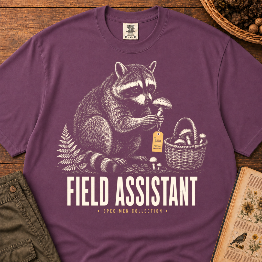 Field Assistant Raccoon T‑Shirt