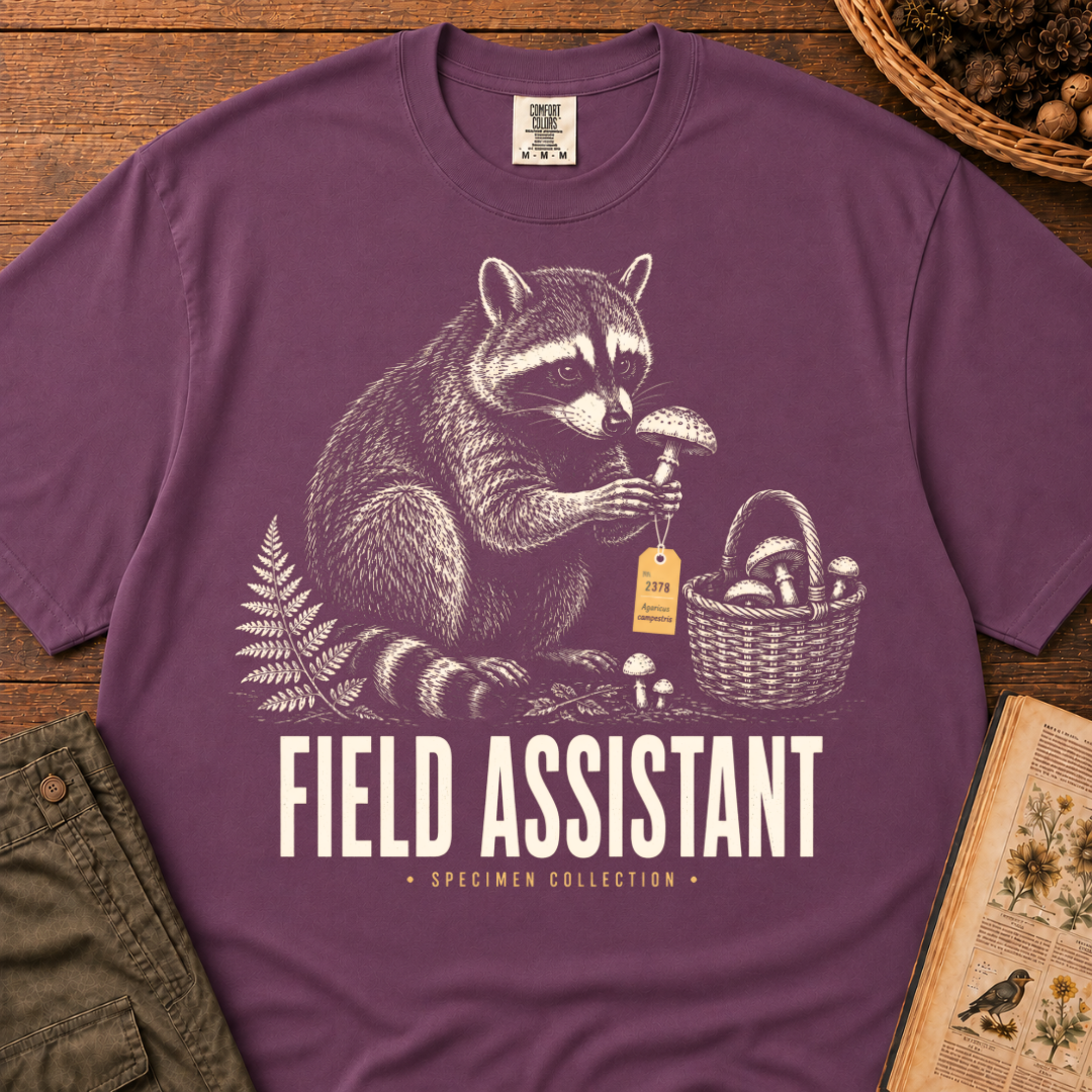 Field Assistant Raccoon T‑Shirt