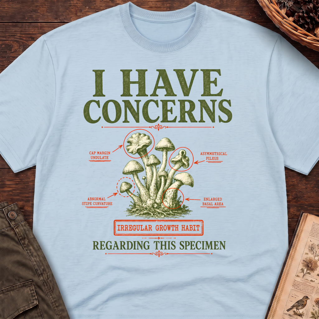 Concerns Regarding Specimen T-Shirt