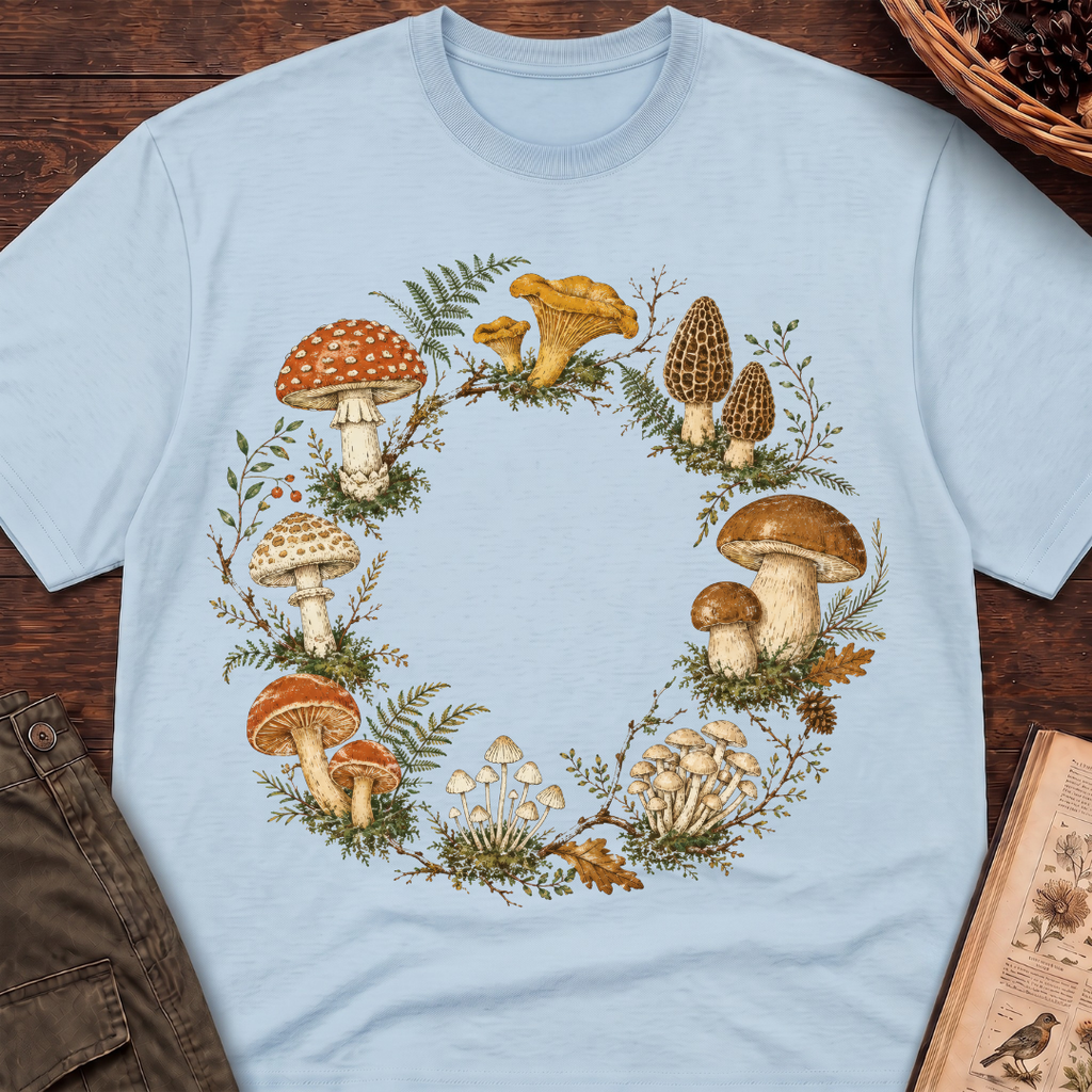 Woodland Mushroom Ring T-Shirt