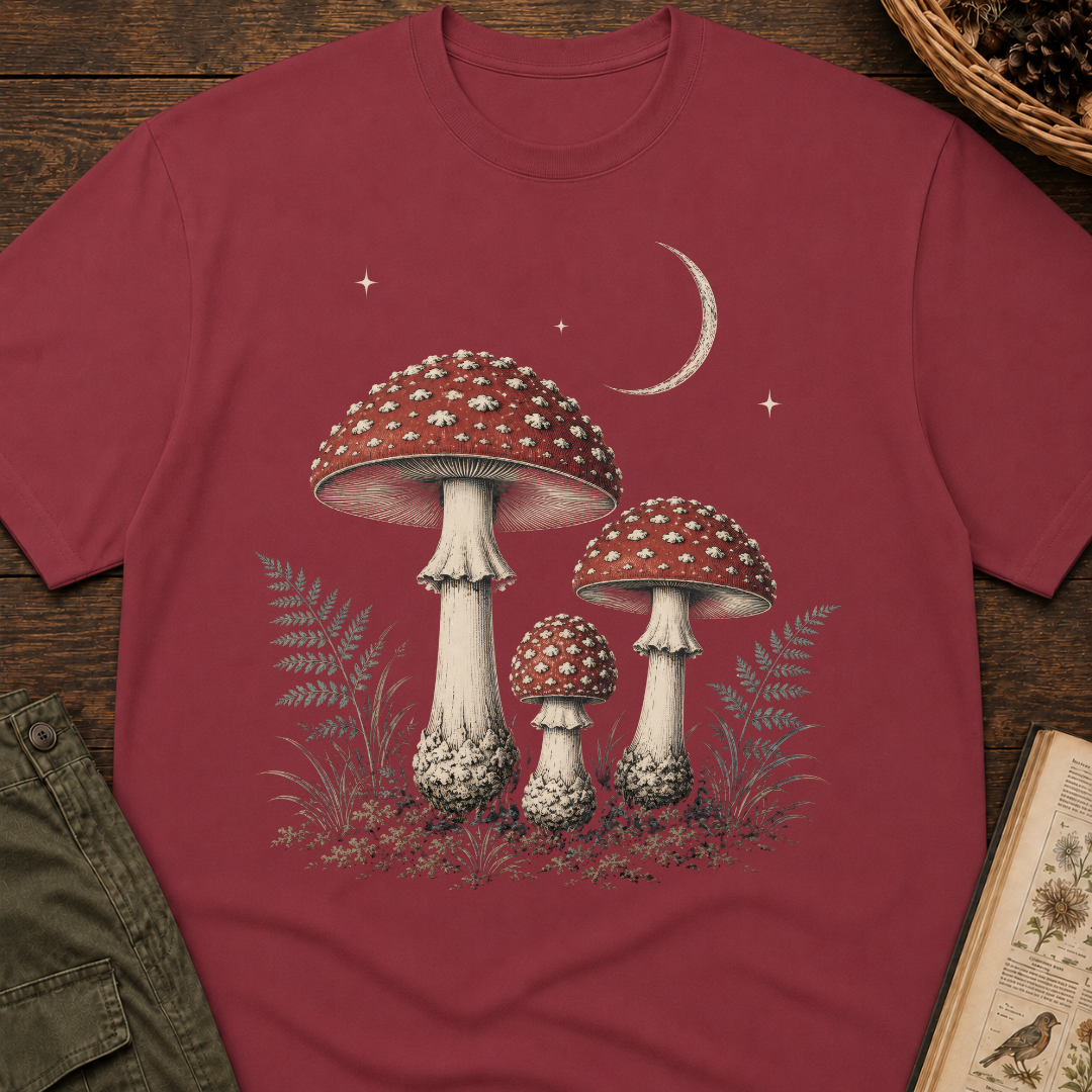 Moonlit Amanita Grove T‑Shirt