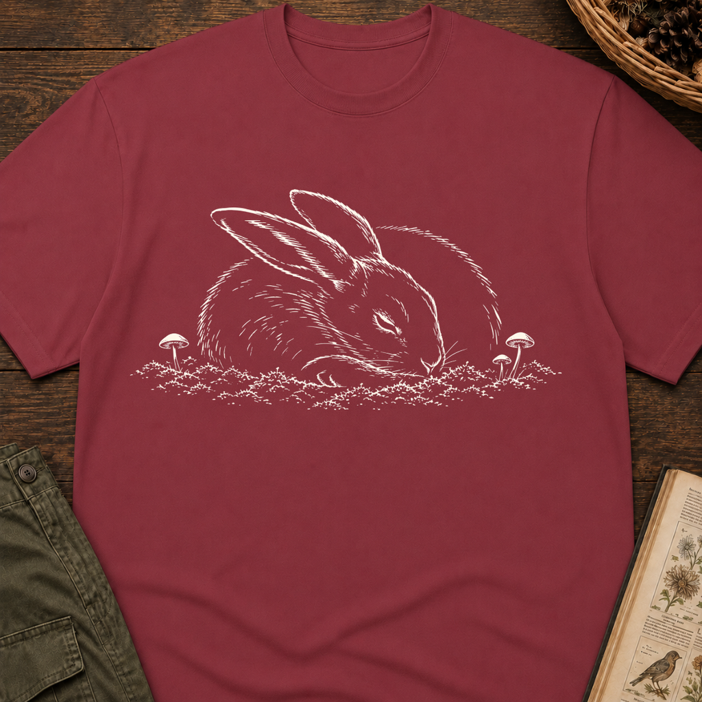 Sleeping Moss Hare T‑Shirt