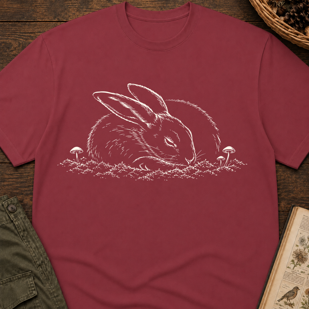 Sleeping Moss Hare T‑Shirt
