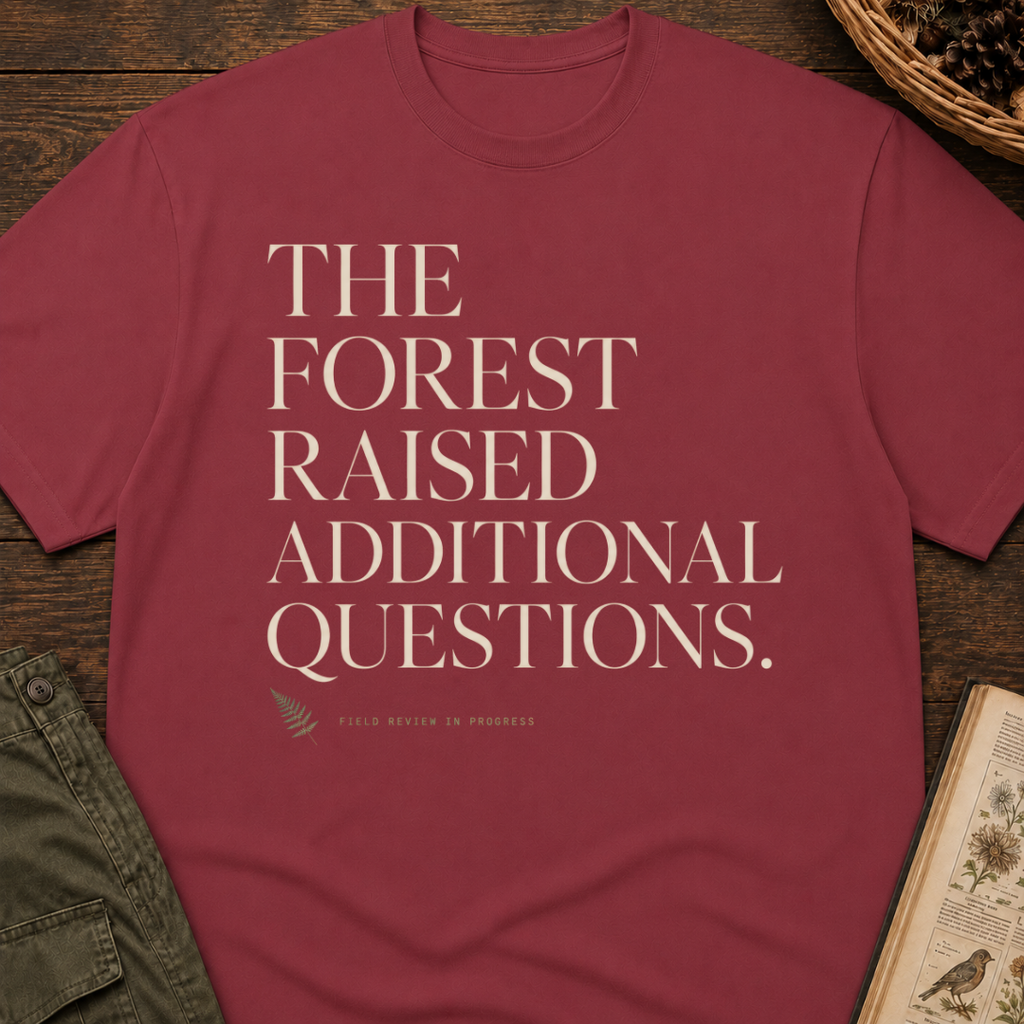 Forest Raised Questions T‑Shirt