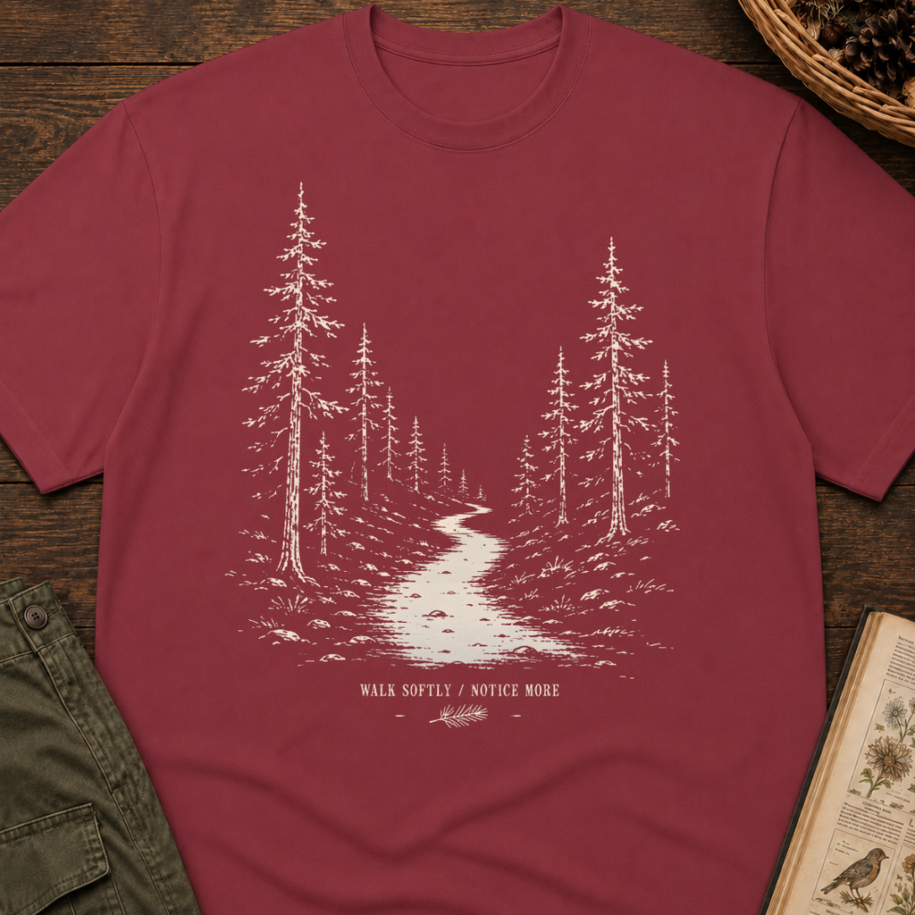 Walk Softly, Notice More T‑Shirt