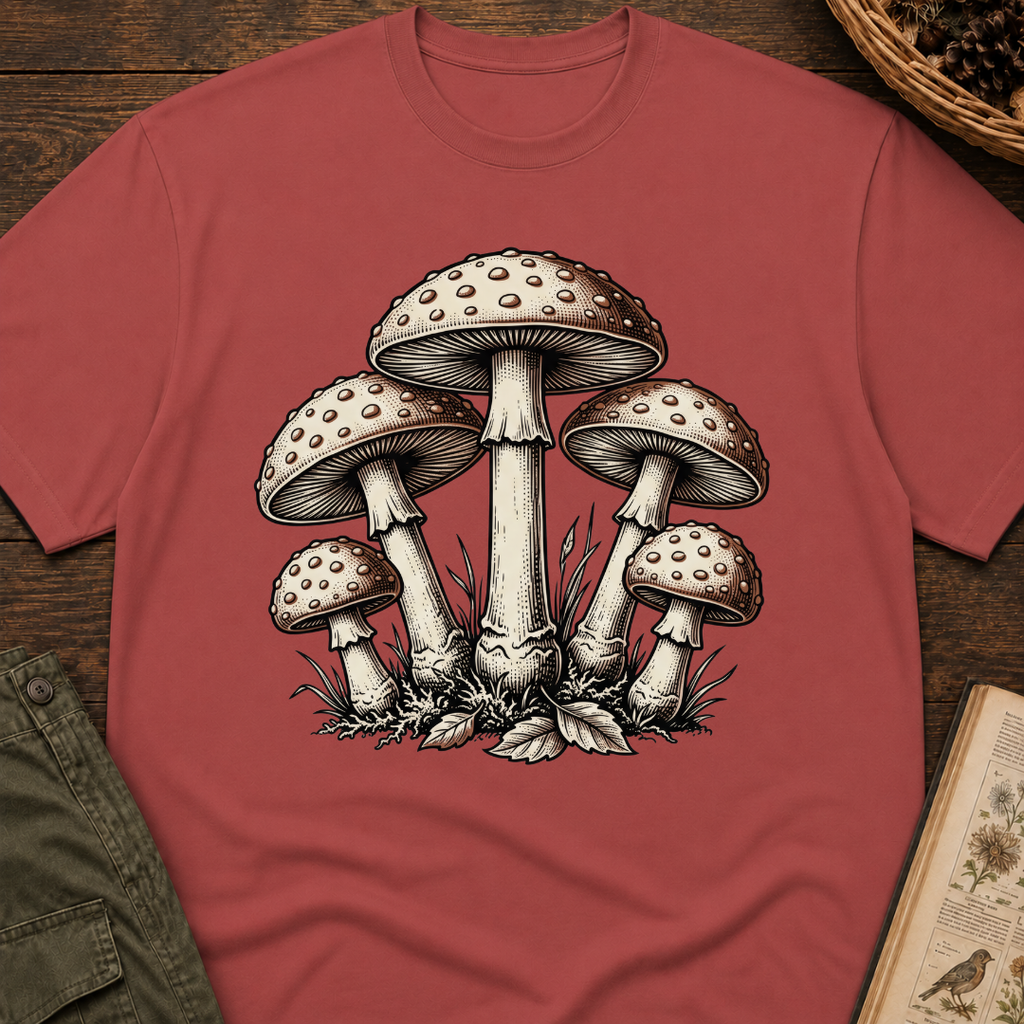 Spotted Mushroom Family T‑Shirt
