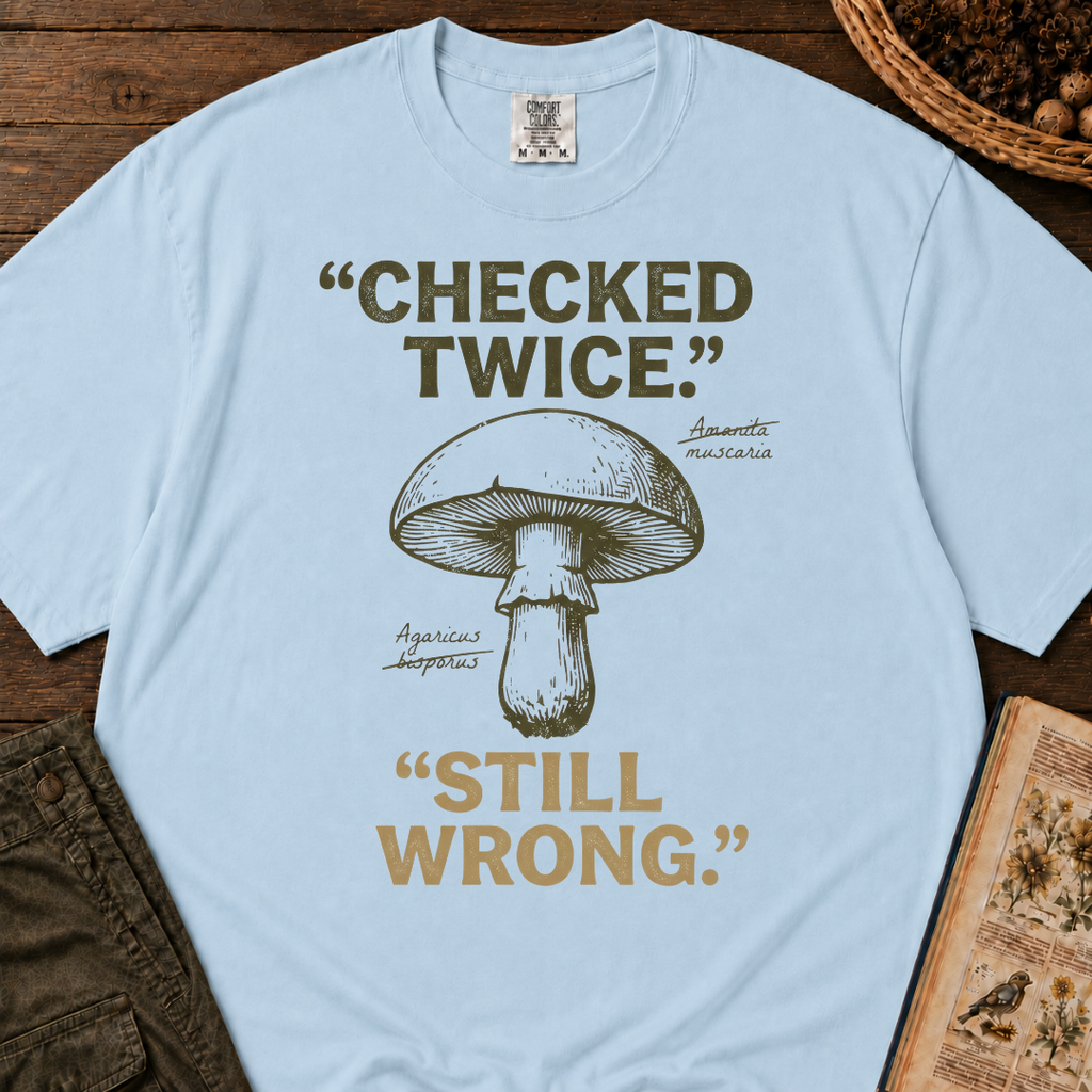 Checked Twice Still Wrong T‑Shirt