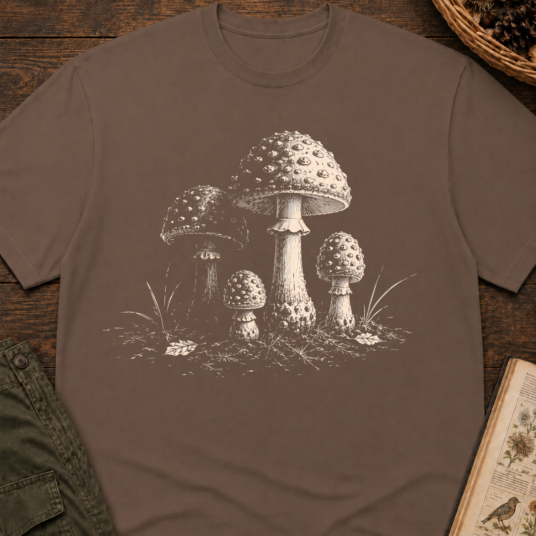 Spotted Cap Gathering T‑Shirt
