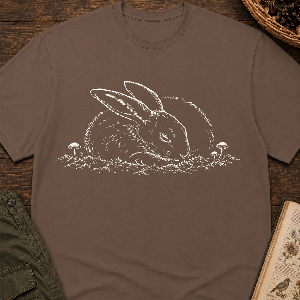 Sleeping Moss Hare T‑Shirt
