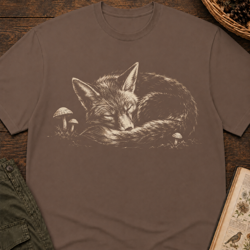 Sleeping Forest Fox T‑Shirt