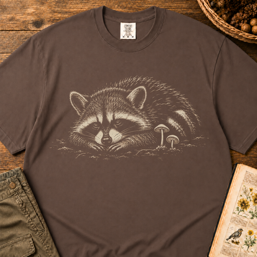 Resting Raccoon T‑Shirt