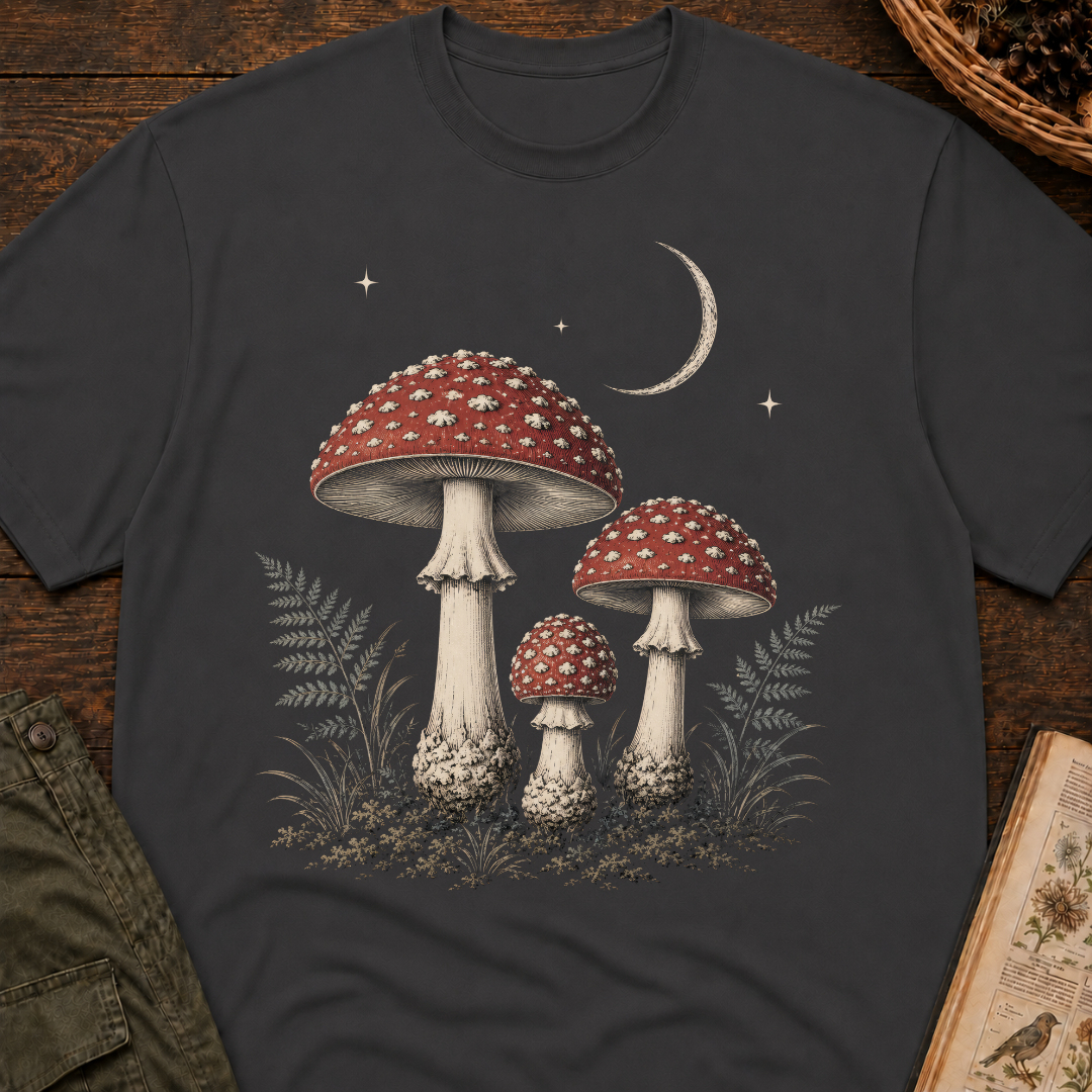Moonlit Amanita Grove T‑Shirt