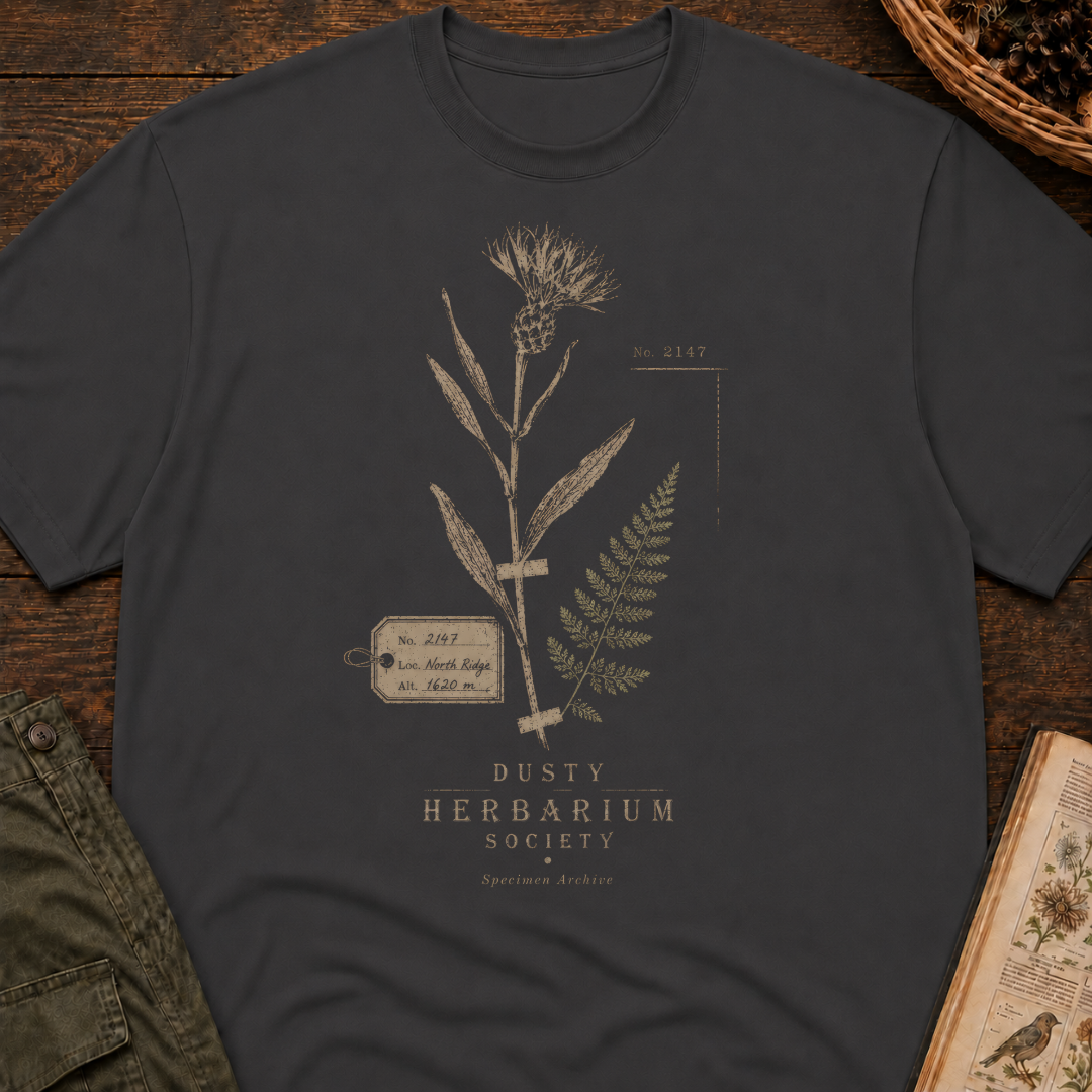 Dusty Herbarium Society T‑Shirt