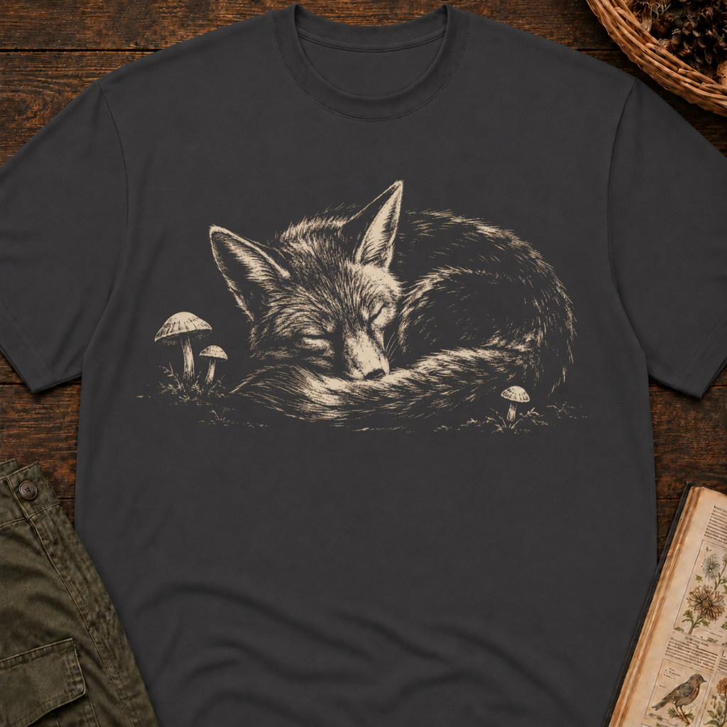 Sleeping Forest Fox T‑Shirt