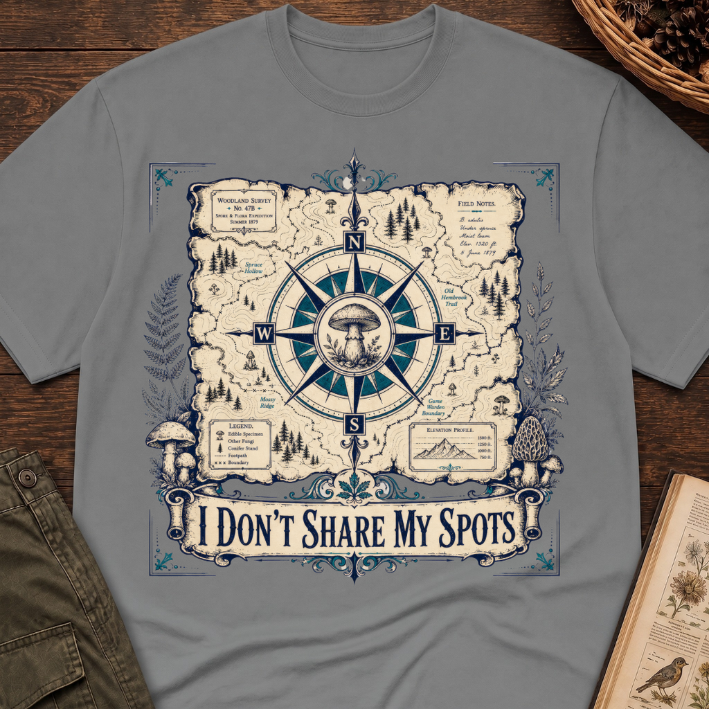 Don't Share My Spots Map T‑Shirt