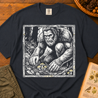 Sasquatch Wood Print T‑Shirt