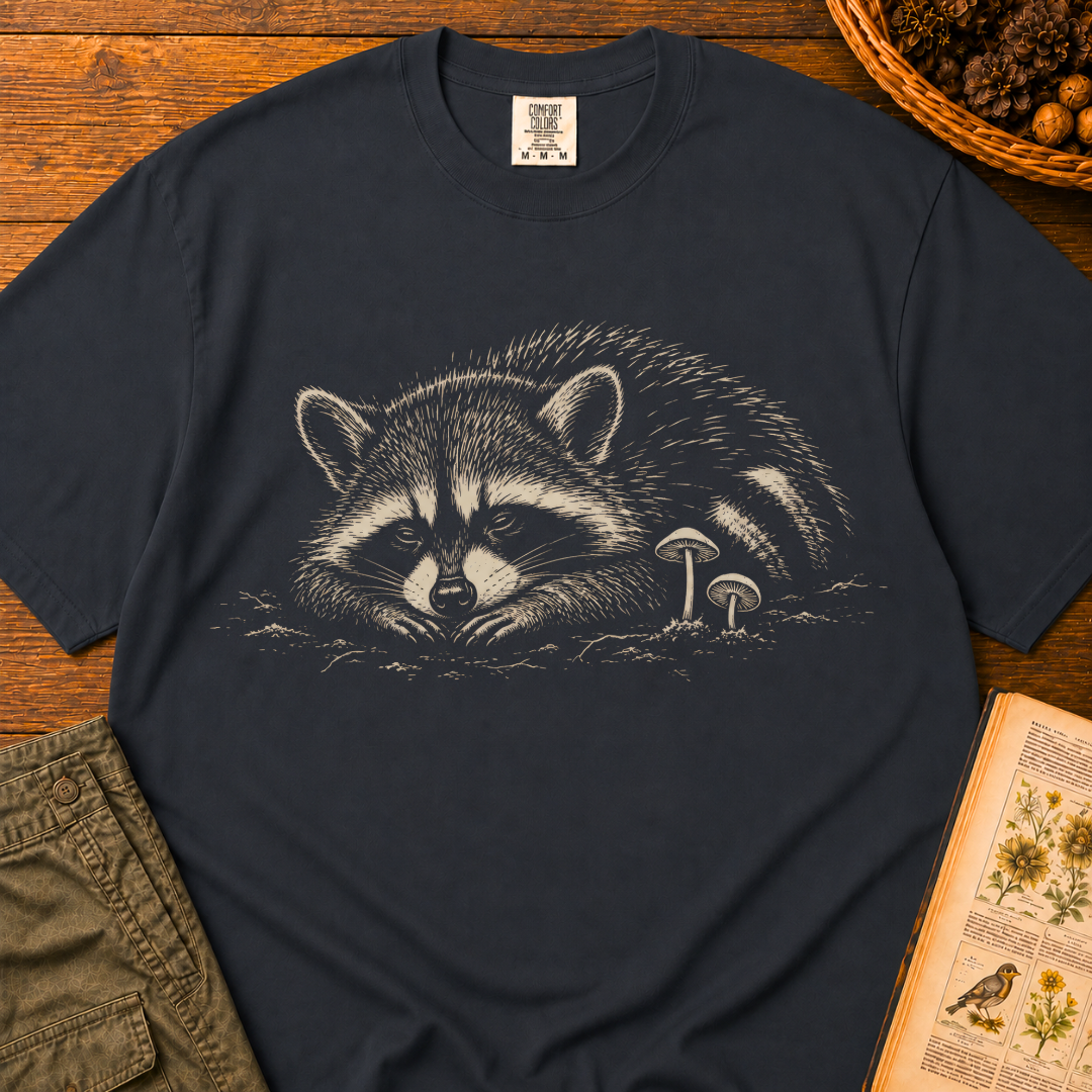 Resting Raccoon T‑Shirt